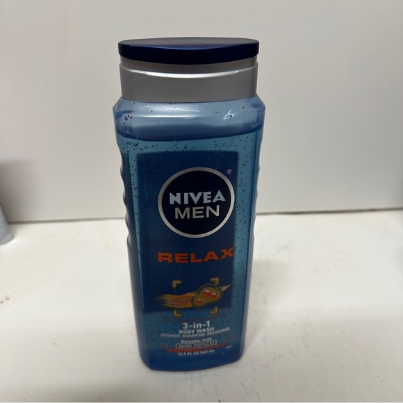 Other - Nivea for Men Relax Body Wash 3 in 1 Body Hair Face 16.9 OZ HTF